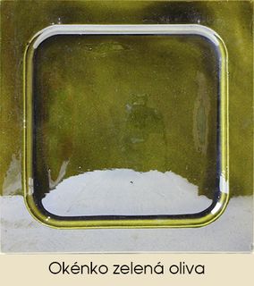 Okénko zelená oliva